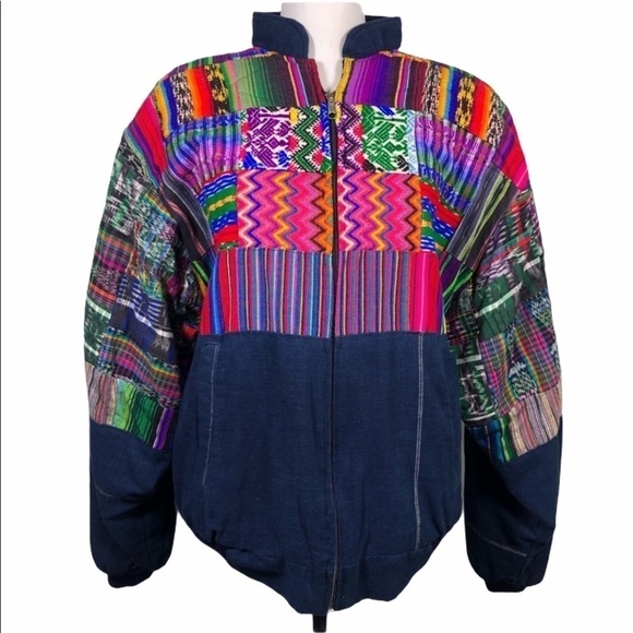 Chichicastenango Chi Chi Jackets & Blazers - CHICHICASTENANGO Chi Chi Colorful Full Zip Jacket